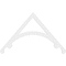 Ekena Millwork Pitch Legacy Architectural Grade PVC Gable Pediment, 36"W x 21"H x 1"P (14/12) GPP036X021X100LEG - alternate 5